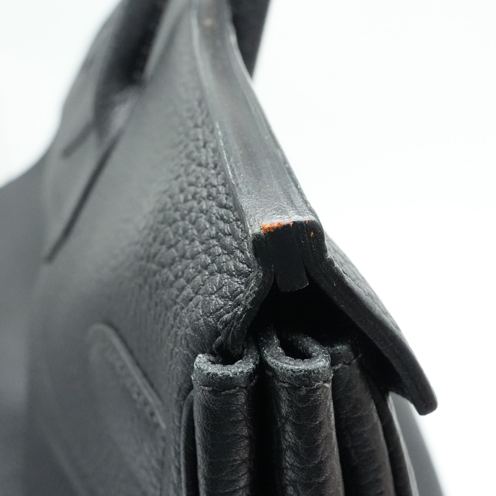 Hermès Birkin HAC 50 Black Togo Palladium Hardware 2001 - Image 16