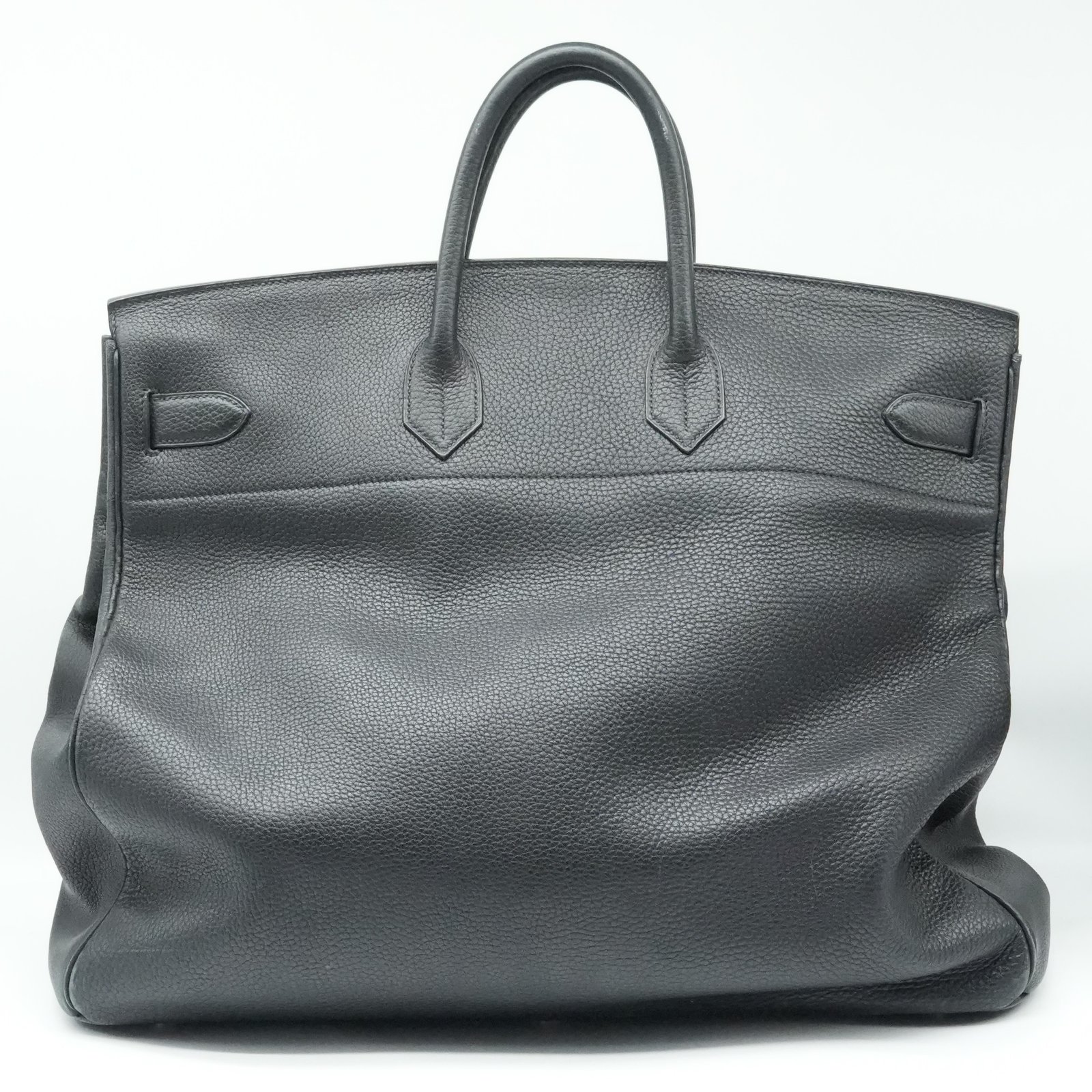 Hermès Birkin HAC 50 Black Togo Palladium Hardware 2001 - Image 6