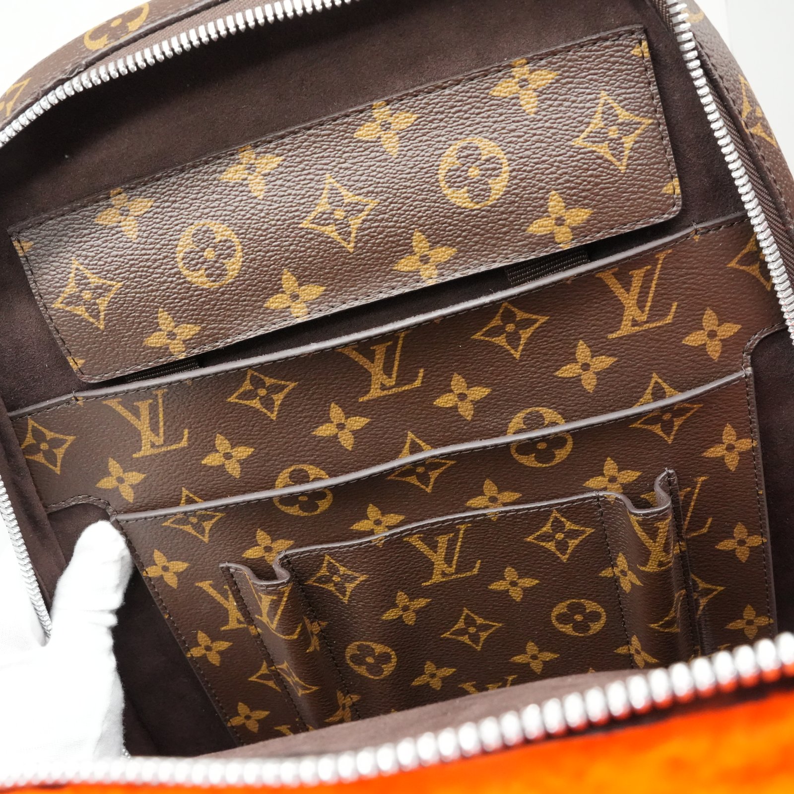 Louis Vuitton Louis Vuitton x Marc Newson Monogram Orange Apollo Backpack M40277 - Image 12