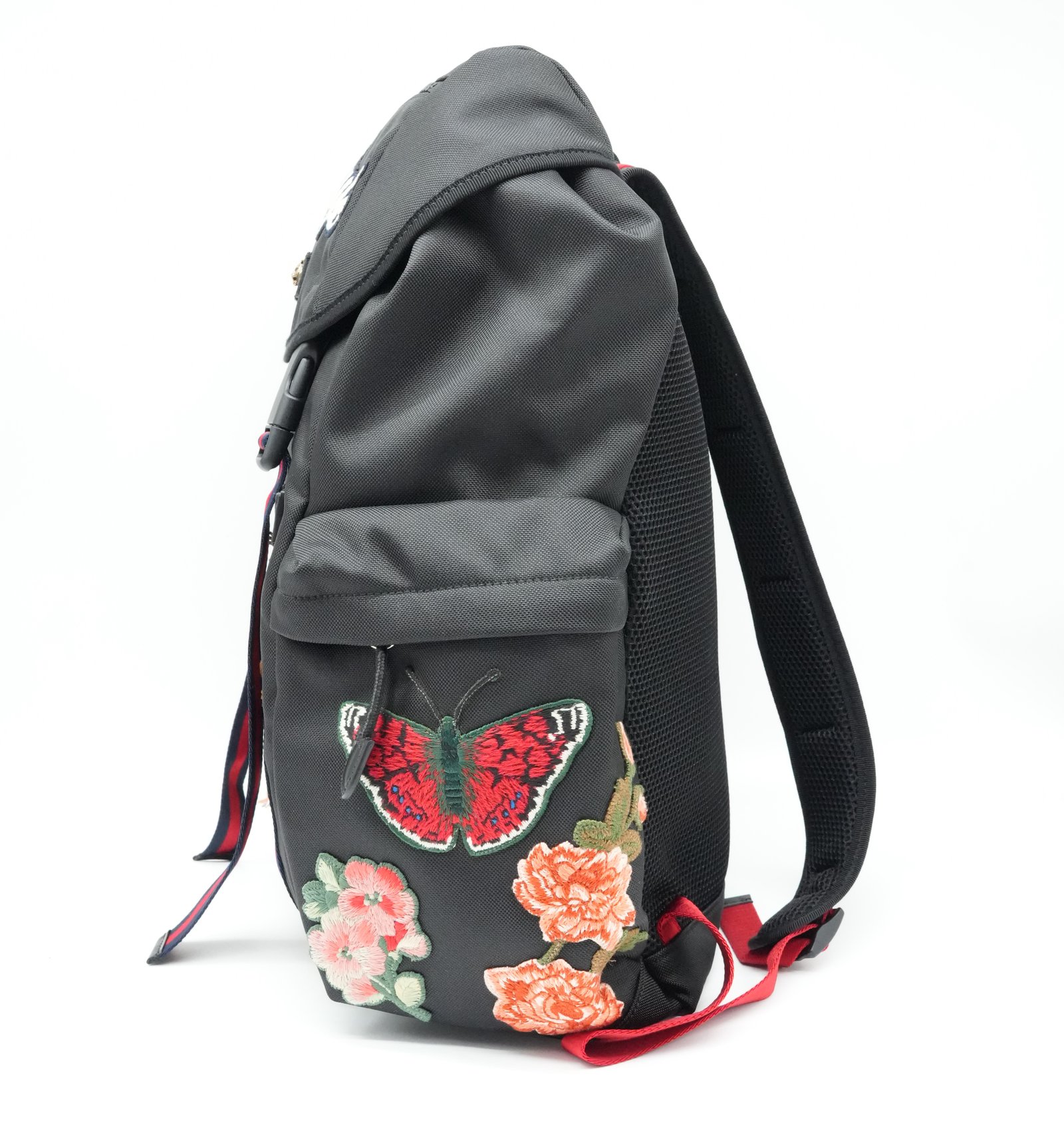 Gucci L'Aveugle Par Amour Embroidered Tiger Backpack - Back view