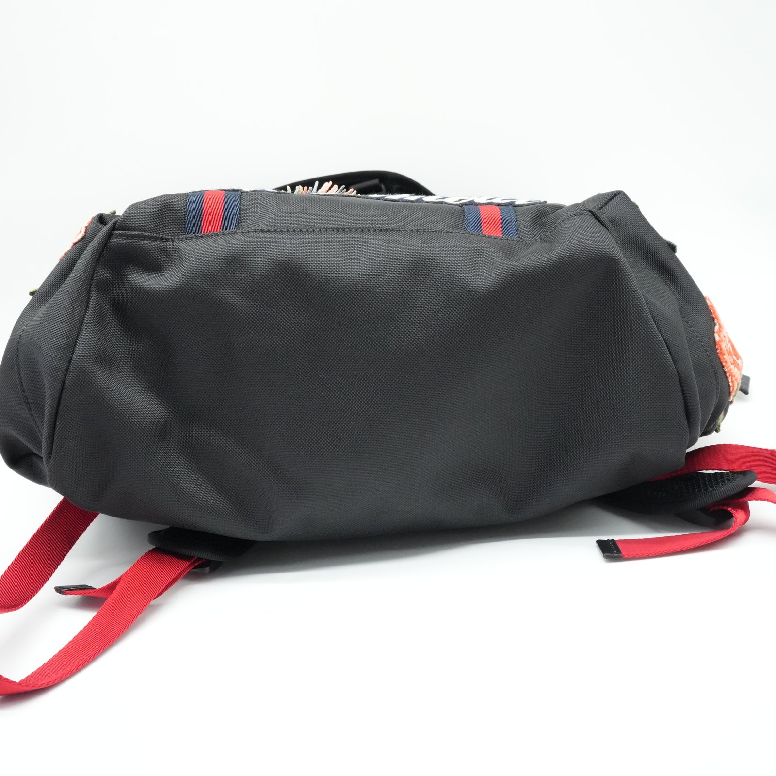 Gucci L'Aveugle Par Amour Embroidered Tiger Backpack - Side view