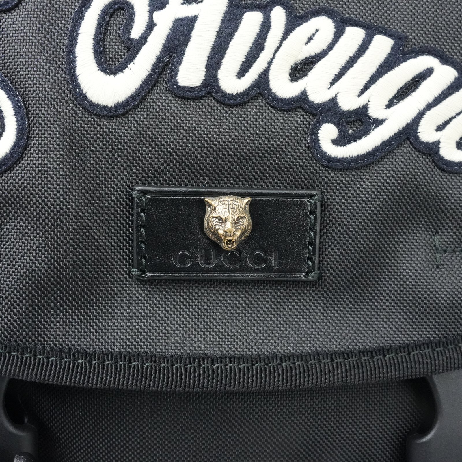 Gucci L'Aveugle Par Amour Embroidered Tiger Backpack - Image 10