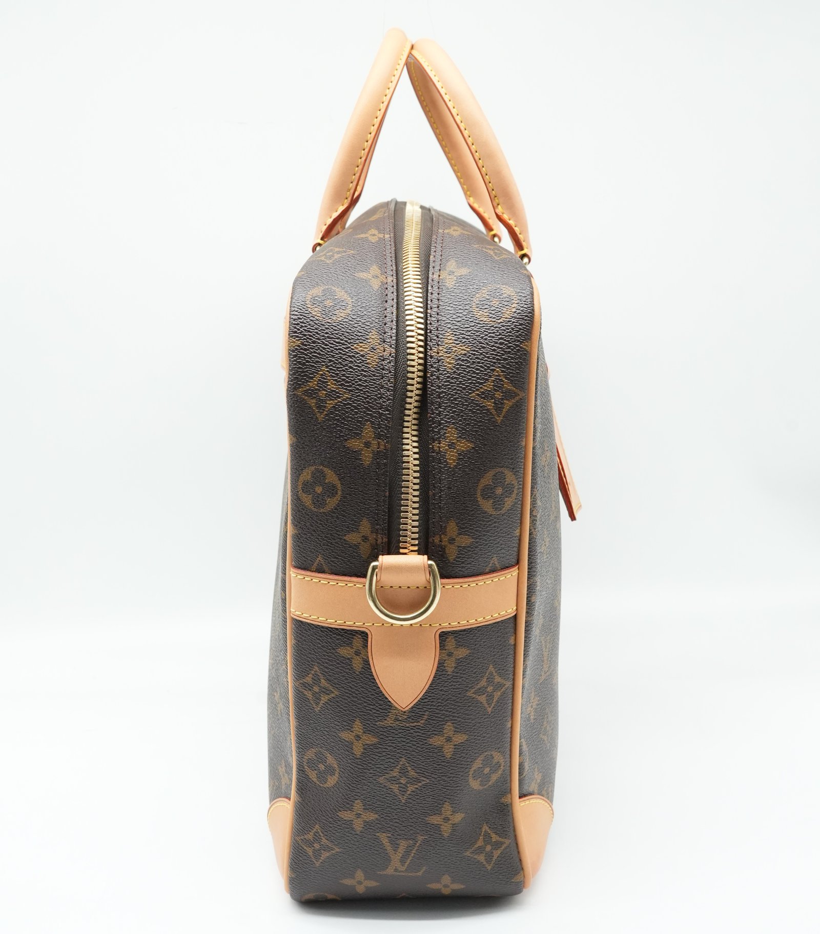 Louis Vuitton Monogram Coated Canvas Cupertino Briefcase - Back view