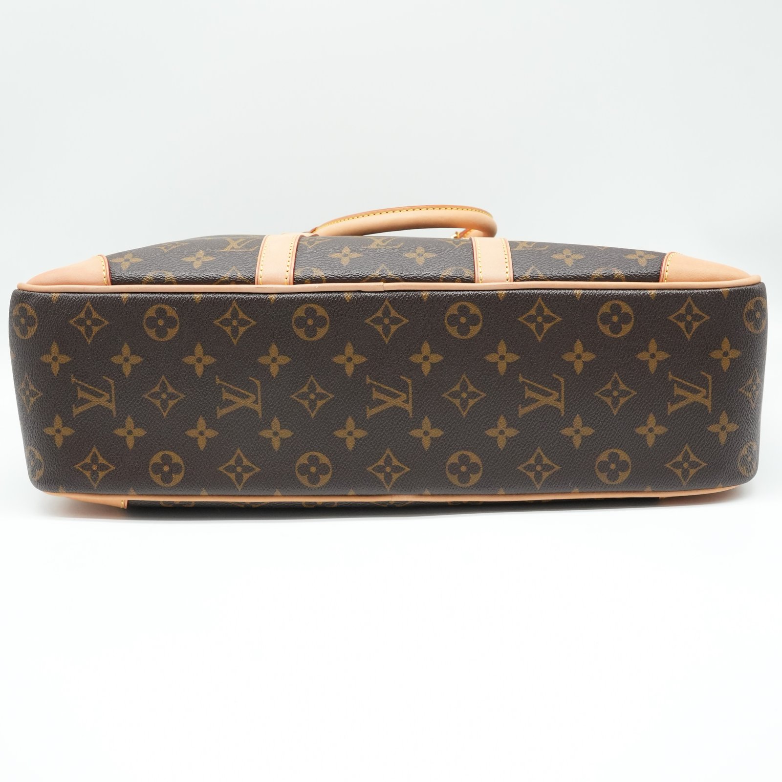 Louis Vuitton Monogram Coated Canvas Cupertino Briefcase - Side view