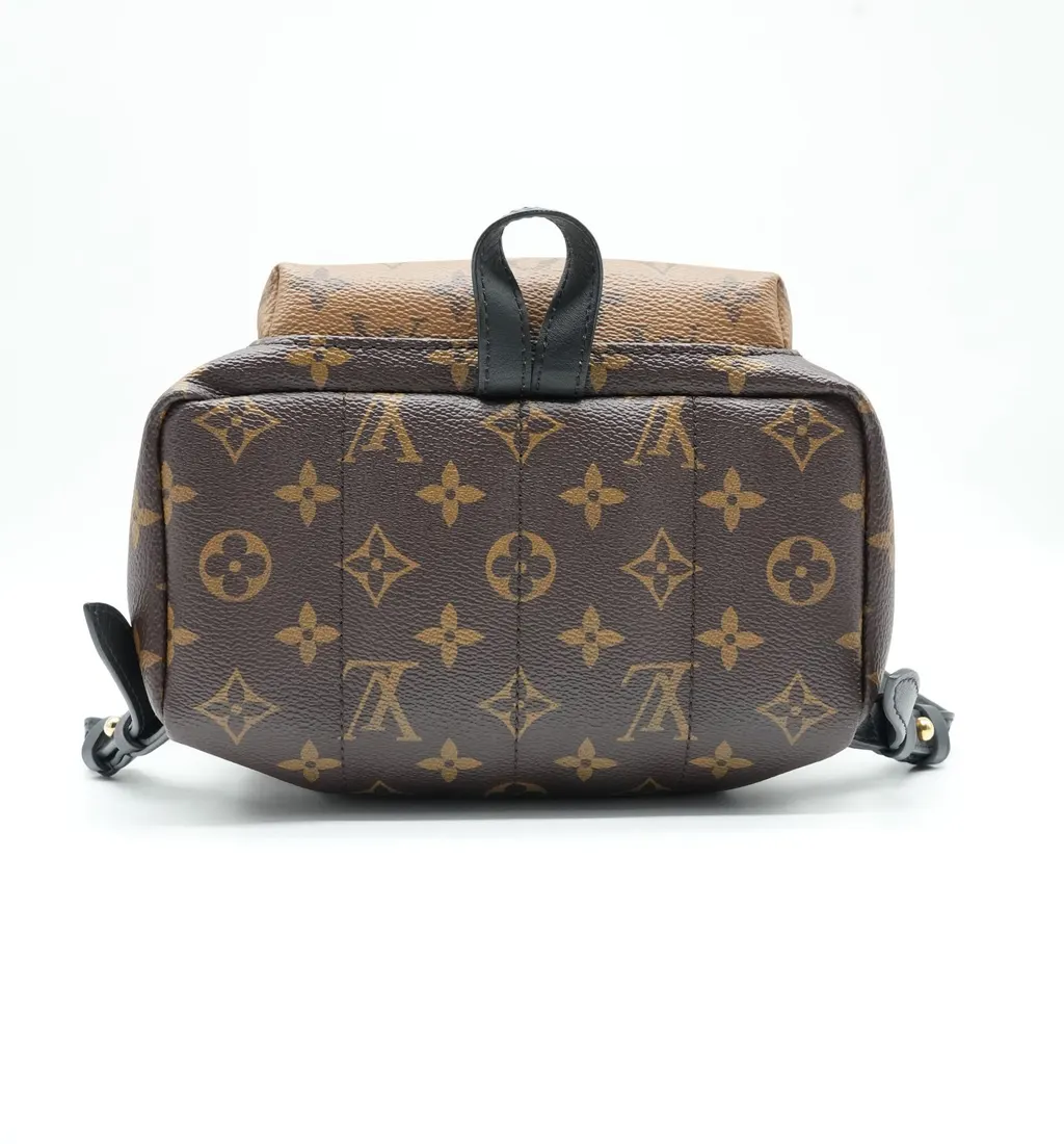 Louis Vuitton Monogram Reverse Palm Springs PM Backpack M44870 Gold Good - Box View
