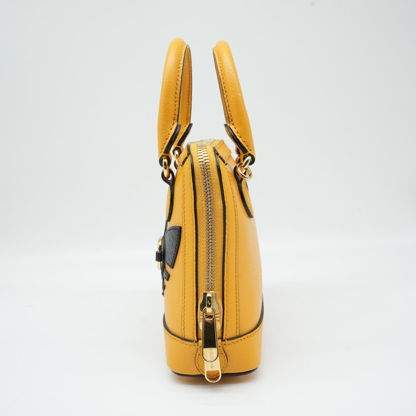 Gucci Gucci x Adidas Horsebit Mini Handbag Yellow - Back view