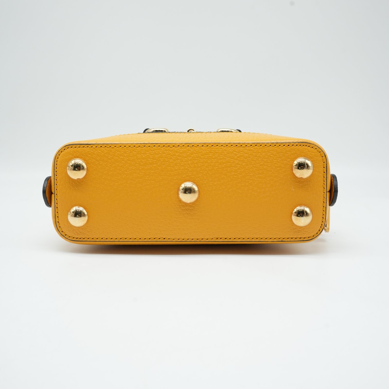 Gucci Gucci x Adidas Horsebit Mini Handbag Yellow - Side view