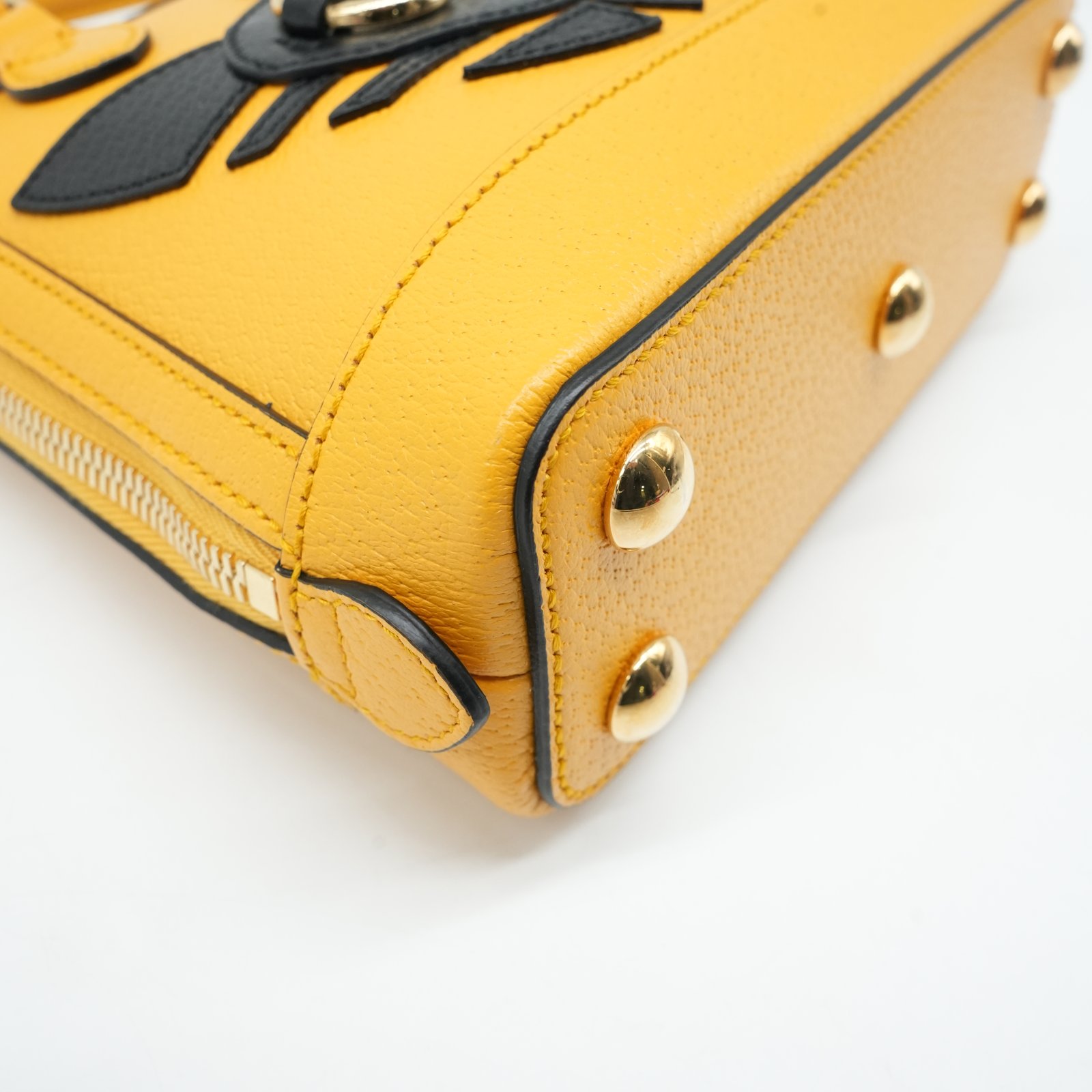 Gucci Gucci x Adidas Horsebit Mini Handbag Yellow - Detail 1