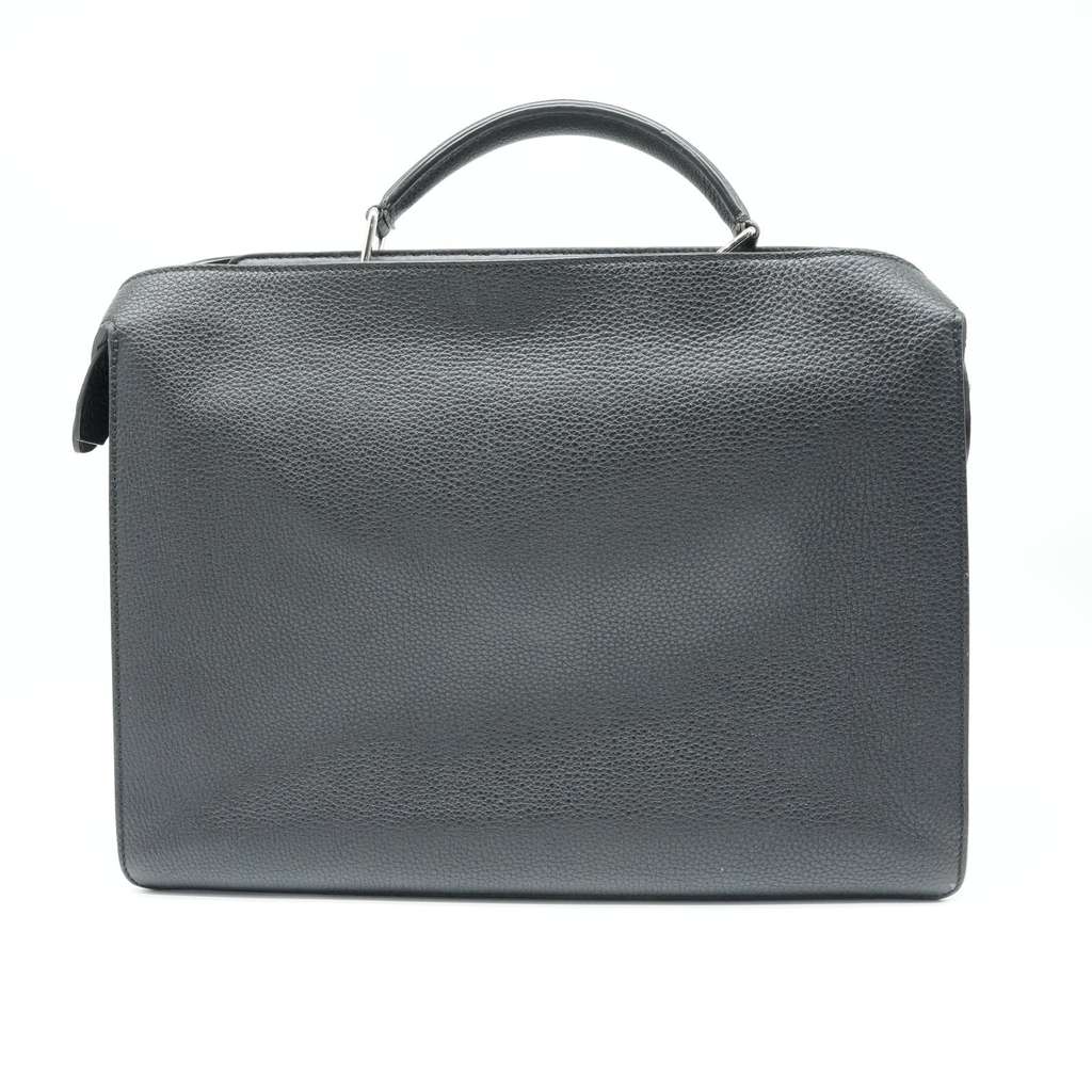 Fendi Timeless Peekaboo ISeeU Medium Black Leather Bag - Image 6