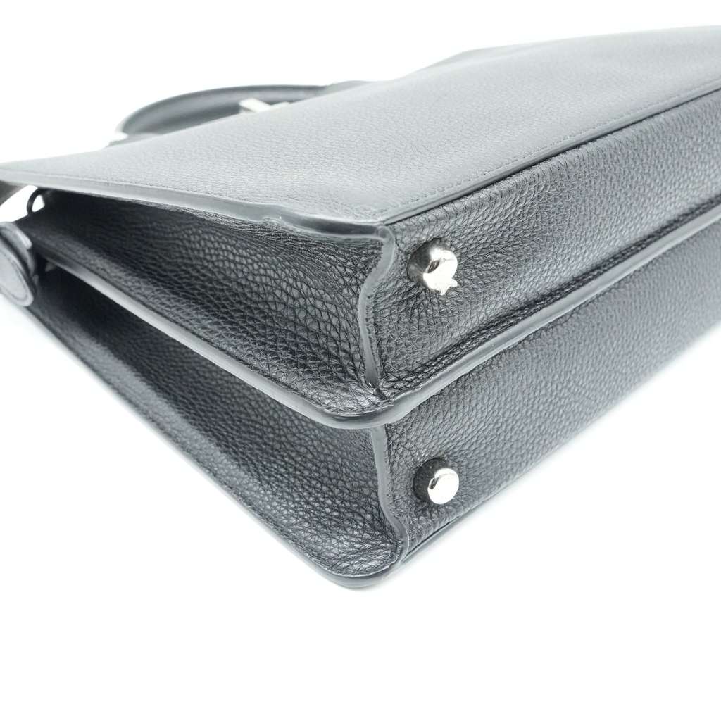 Fendi Timeless Peekaboo ISeeU Medium Black Leather Bag - Detail 1