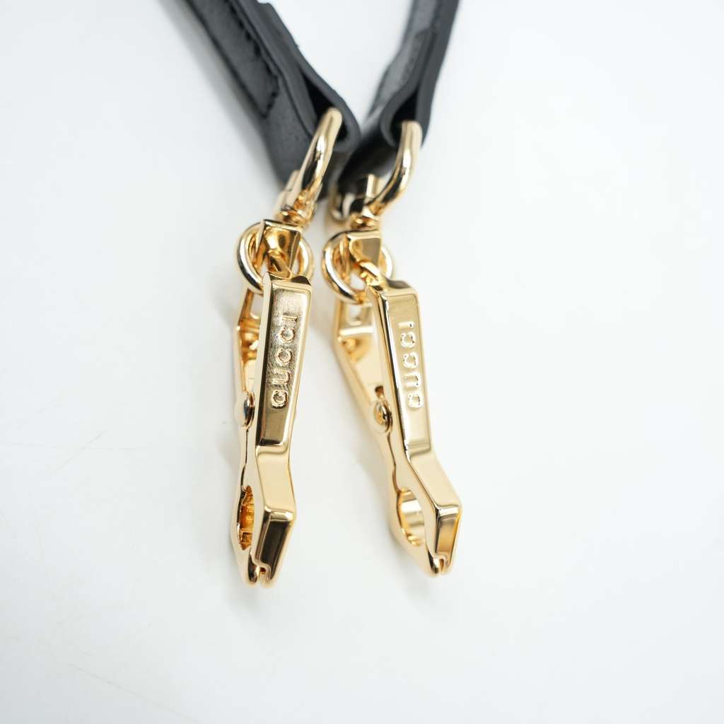 Gucci Gucci Adidas Horsebit 1955 White Mini Bag  Black - Image 16