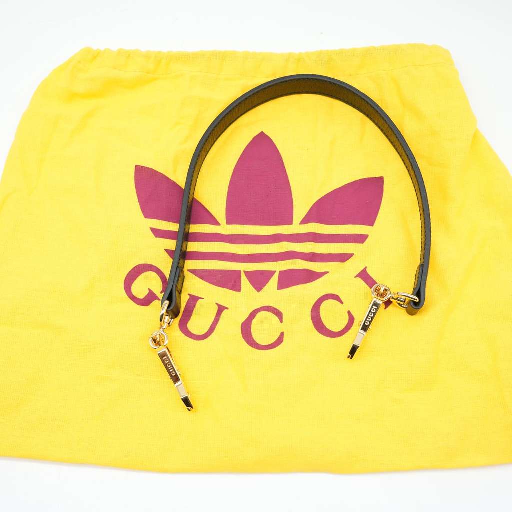 Gucci Gucci Adidas Horsebit 1955 White Mini Bag  Black - Image 17