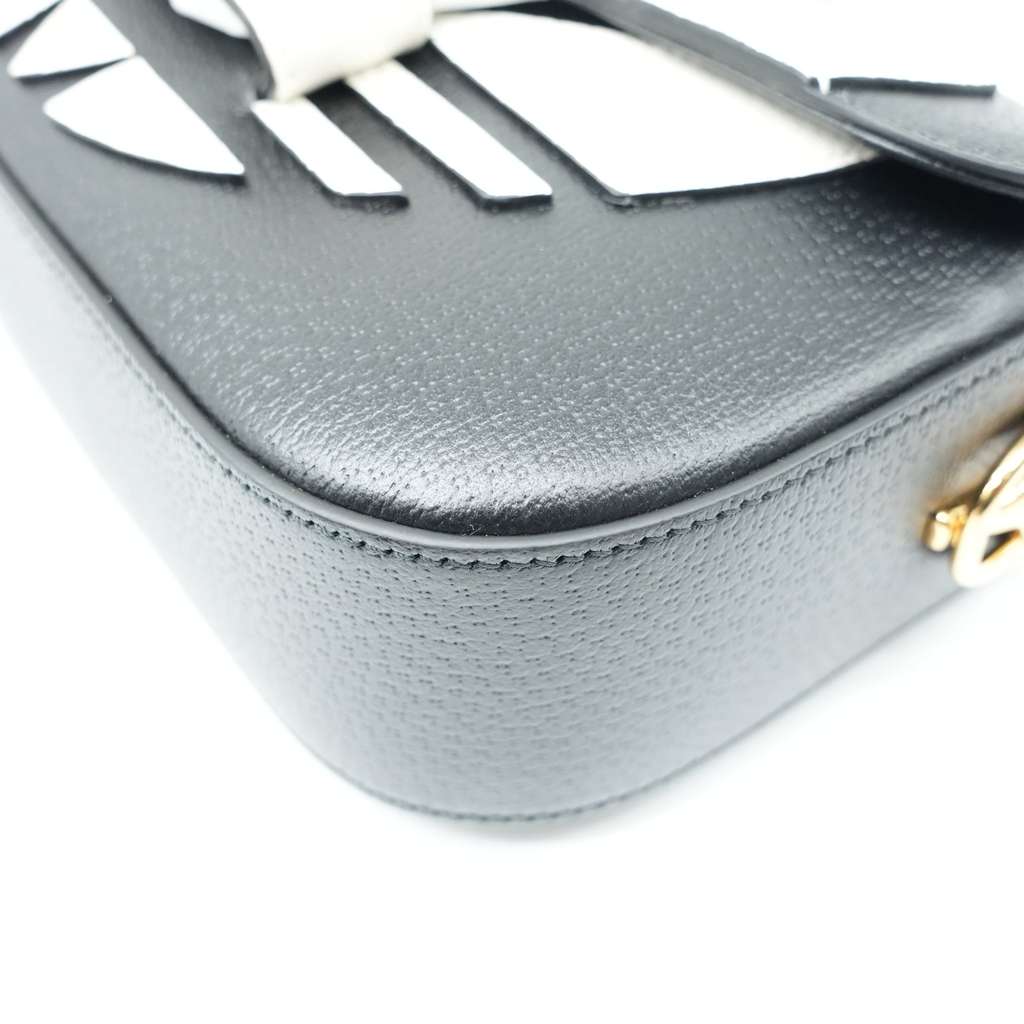 Gucci Gucci Adidas Horsebit 1955 White Mini Bag  Black - Detail 2