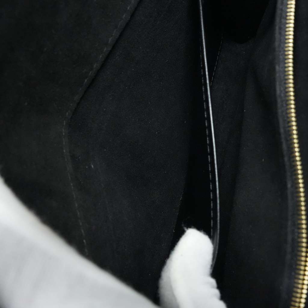 Louis Vuitton Black Leather Louise Chain Clutch - Image 19