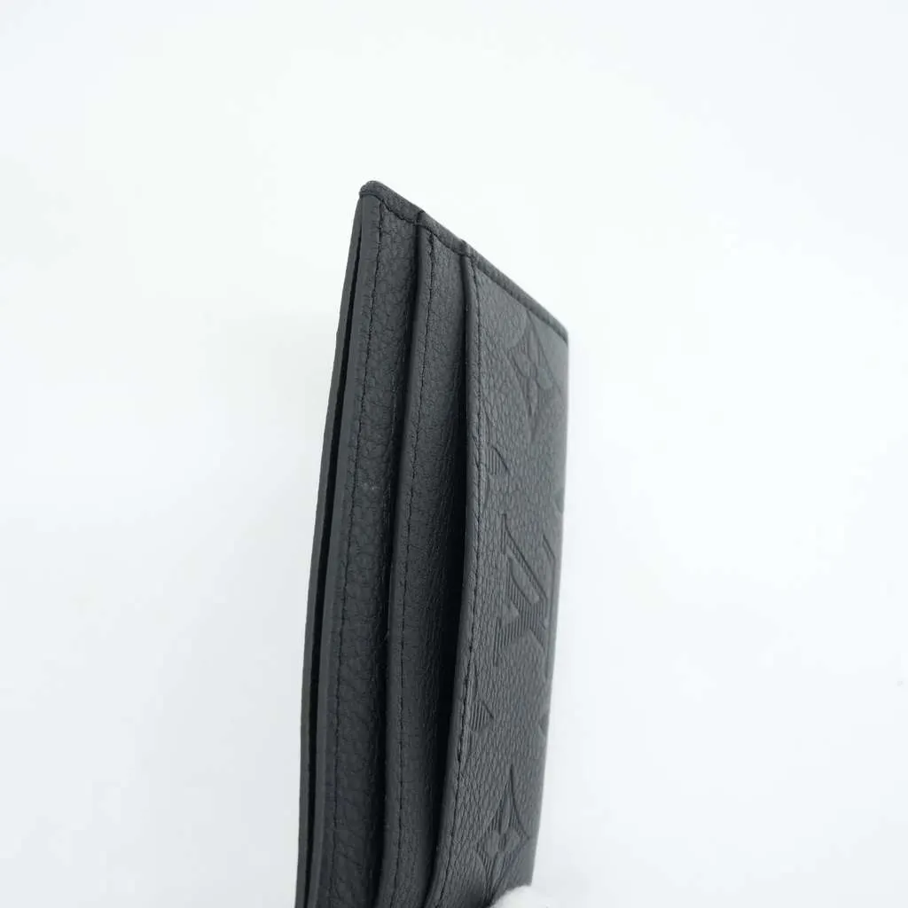 Louis Vuitton Card Holder G65 Black M81415 Black Leather Good - Inside View