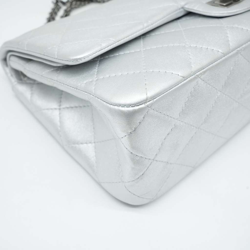 Chanel 30 2.55 Palladium HW Silver Bag 19288481 - Image 10