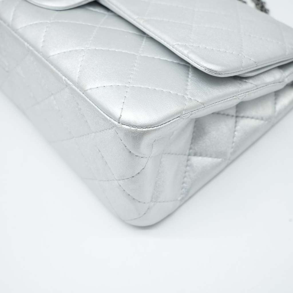 Chanel 30 2.55 Palladium HW Silver Bag 19288481 - Image 11