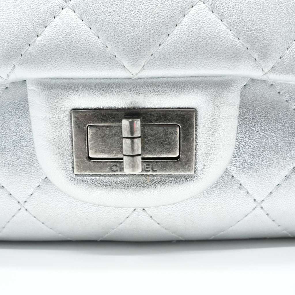 Chanel 30 2.55 Palladium HW Silver Bag 19288481 - Image 12
