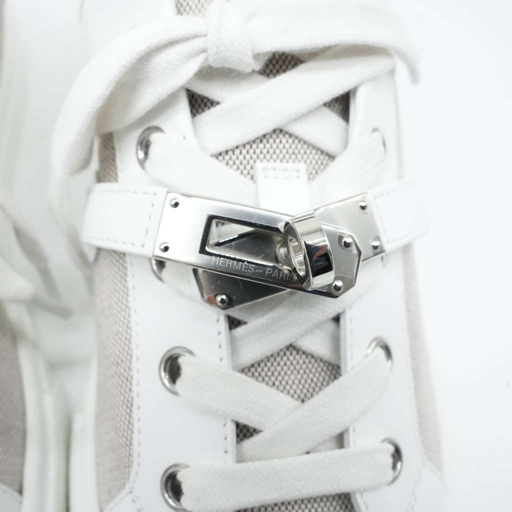 Hermès Hermes Day Sneakers Blanc - Detail 2
