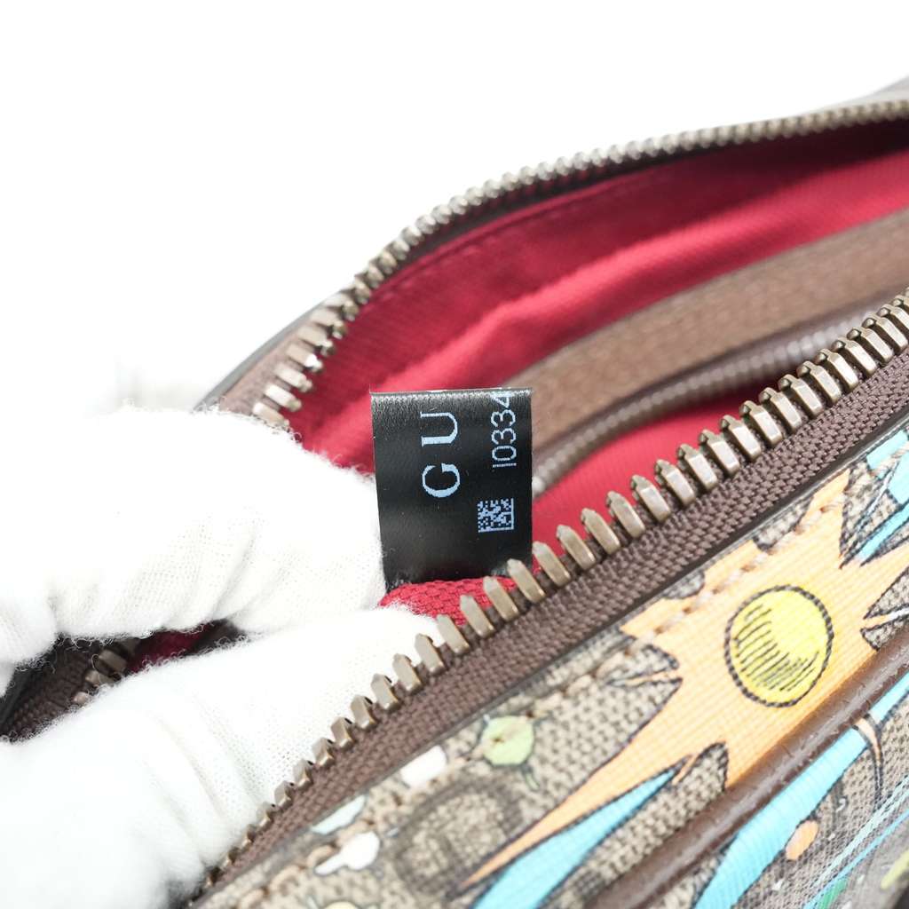 Gucci Gucci x Donald Duck Disney GG Supreme Belt Bag Beige/Brown PVC - Image 15