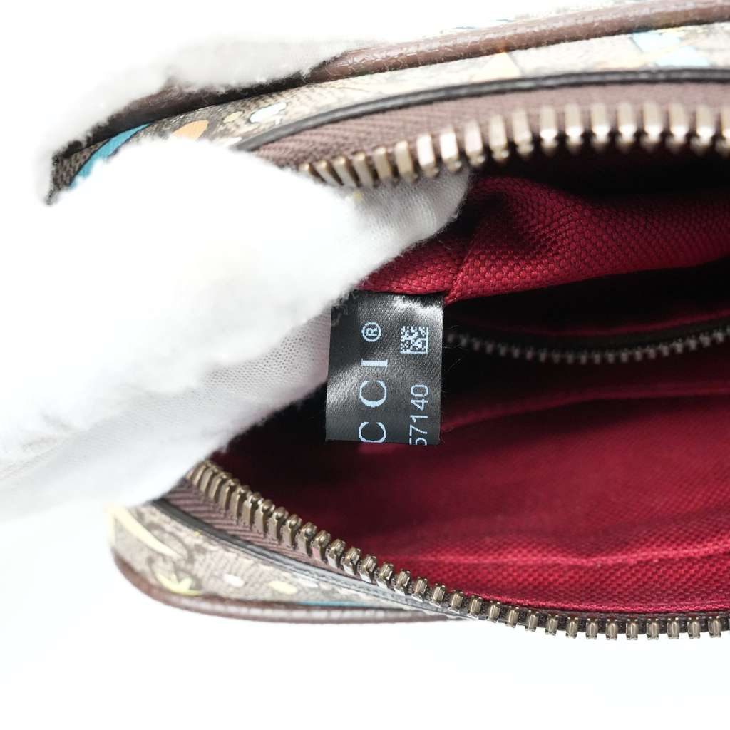 Gucci Gucci x Donald Duck Disney GG Supreme Belt Bag Beige/Brown PVC - Image 16