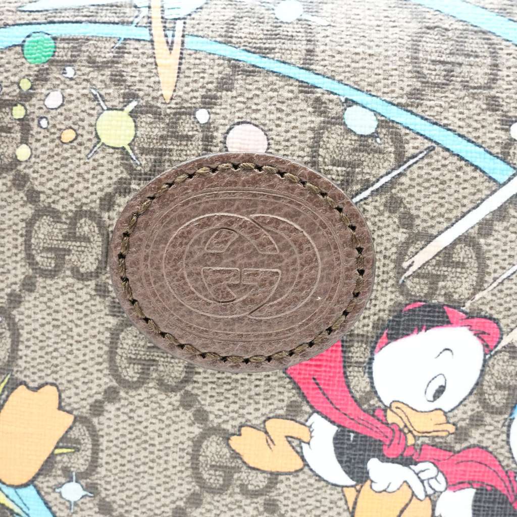 Gucci Gucci x Donald Duck Disney GG Supreme Belt Bag Beige/Brown PVC - Detail 1
