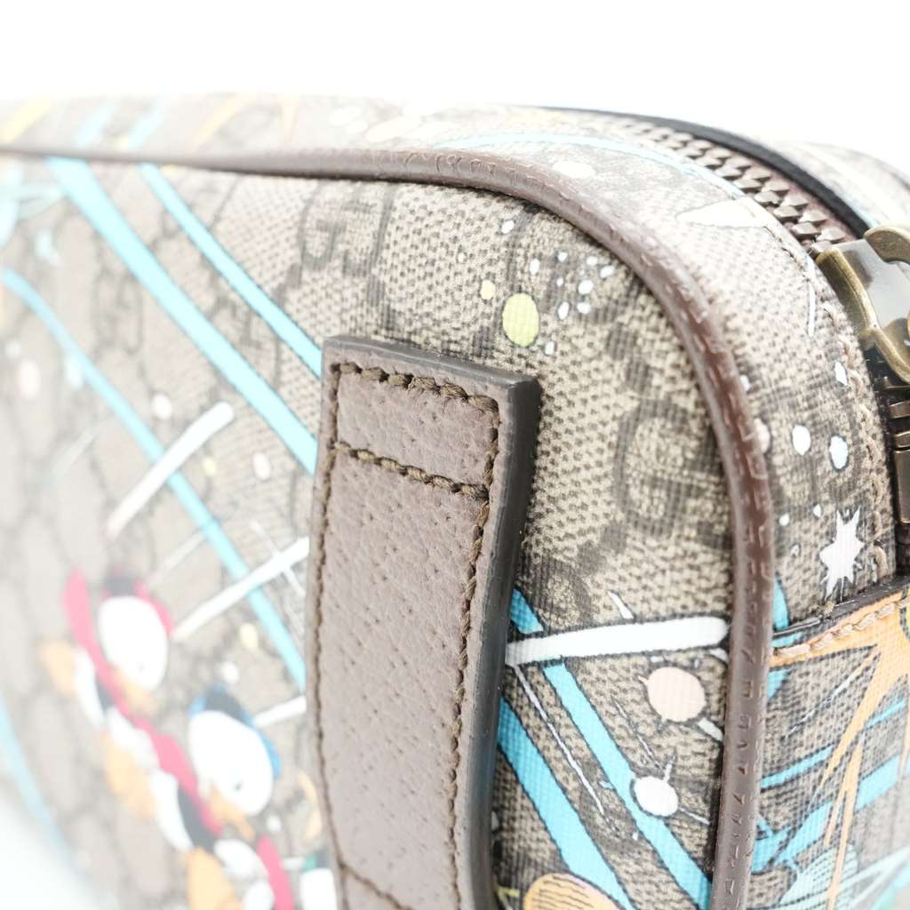 Gucci Gucci x Donald Duck Disney GG Supreme Belt Bag Beige/Brown PVC - Image 10