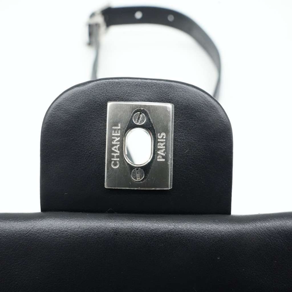 Chanel CC Uniform Flap Belt Bag Calfskin Quilted Black - Image 13