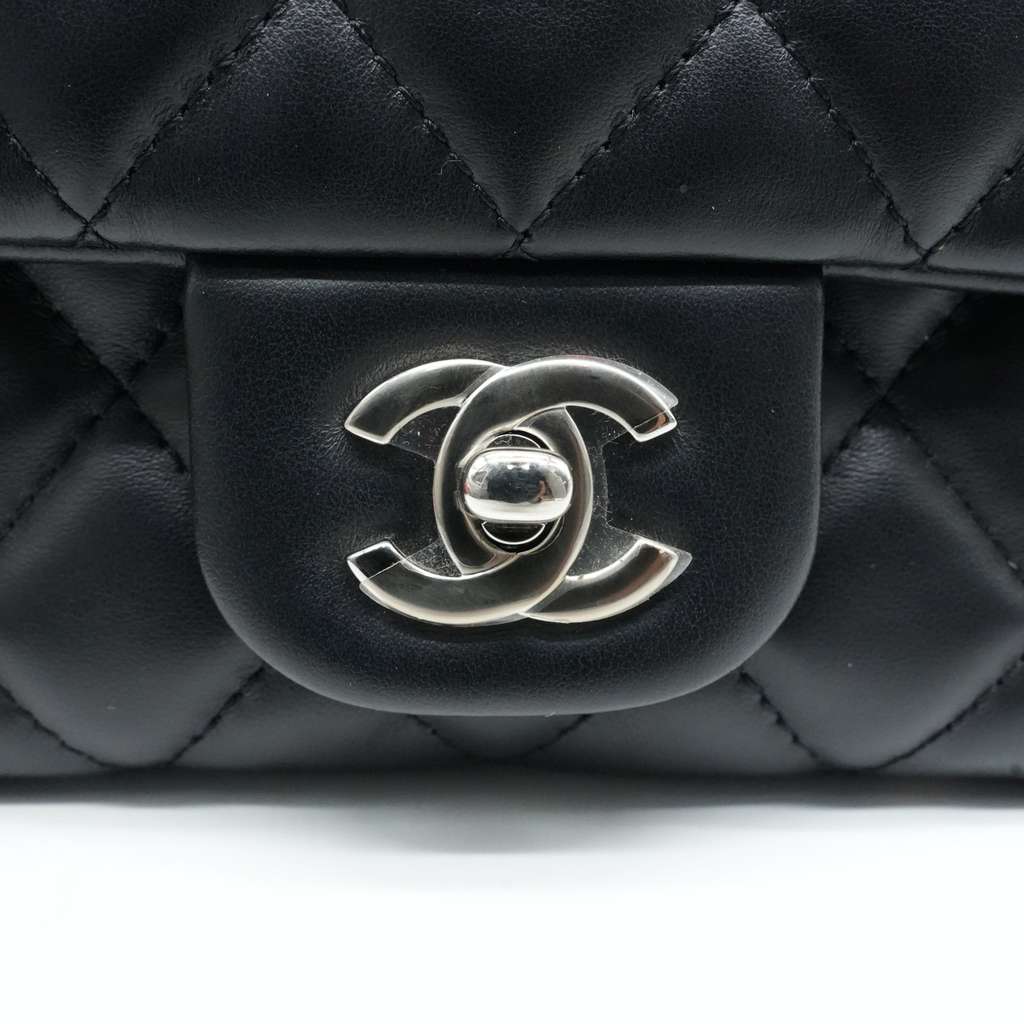 Chanel CC Uniform Flap Belt Bag Calfskin Quilted Black - Image 11