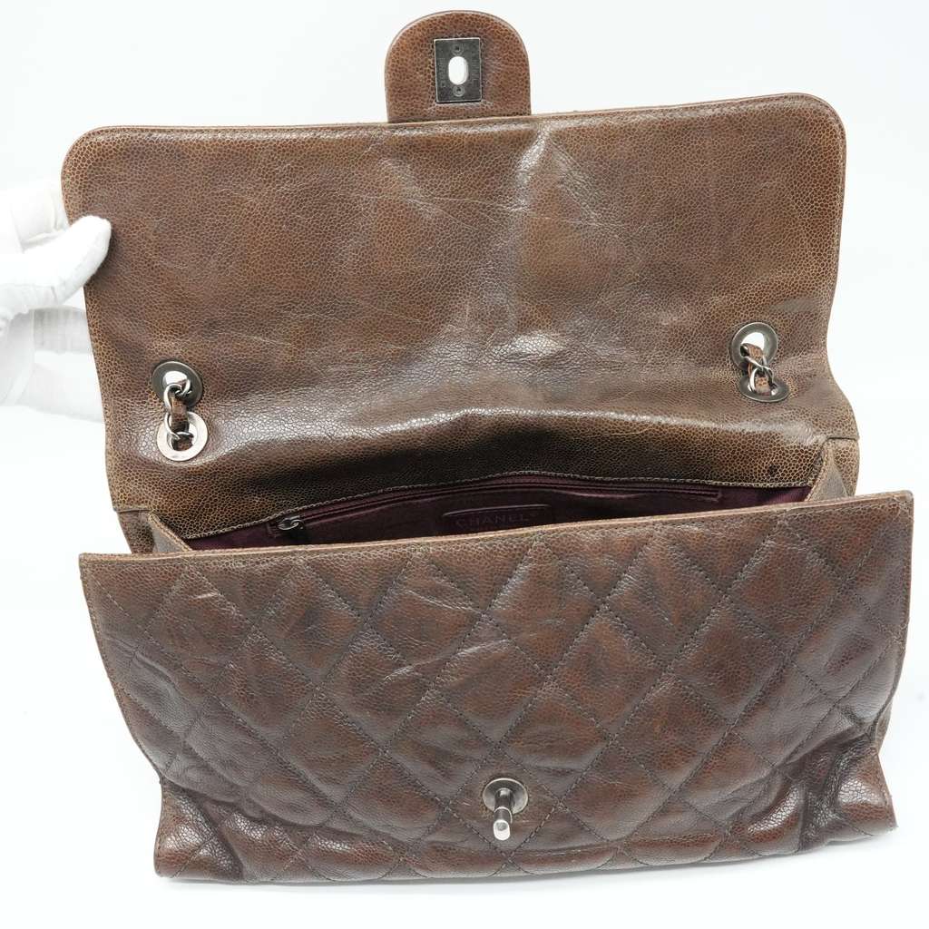 Chanel Brown CC Crave Jumbo Flap Bag 18098124 - Image 13