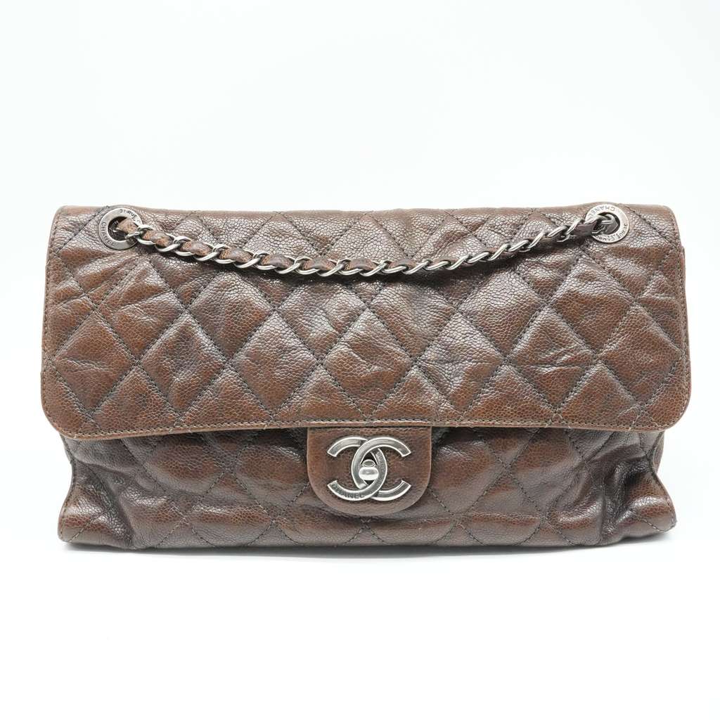 Chanel Brown CC Crave Jumbo Flap Bag 18098124 - Image 6