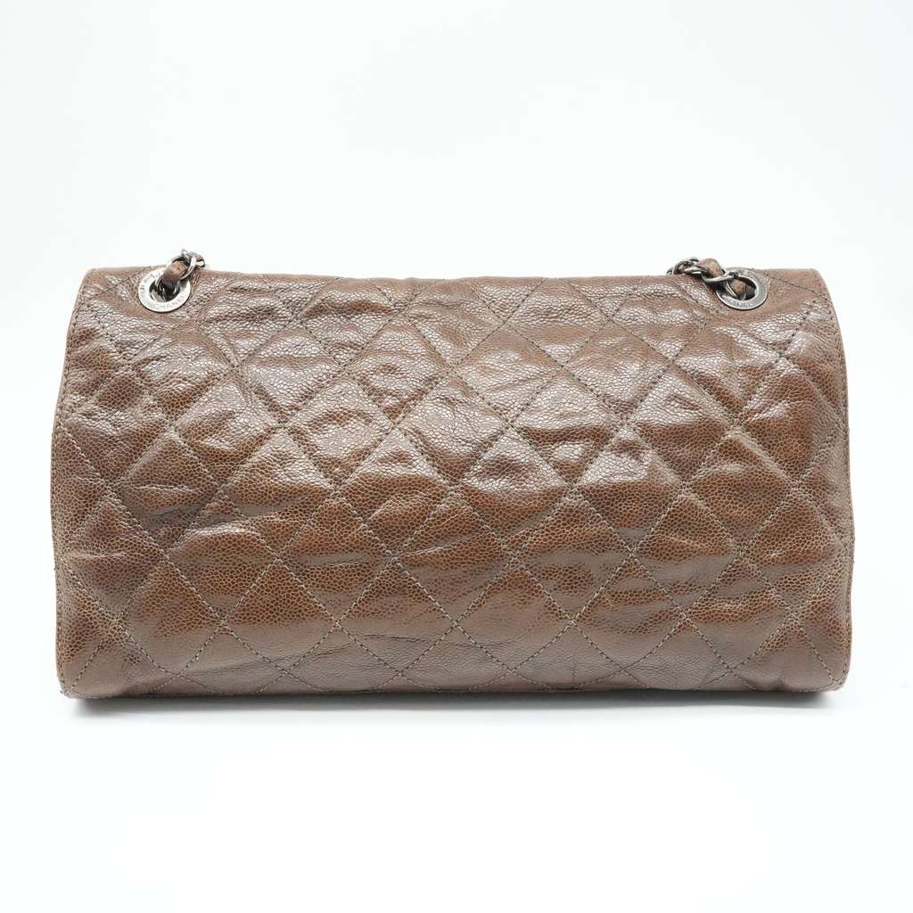 Chanel Brown CC Crave Jumbo Flap Bag 18098124 - Side view