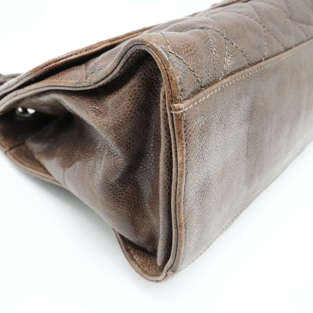 Chanel Brown CC Crave Jumbo Flap Bag 18098124 - Image 10