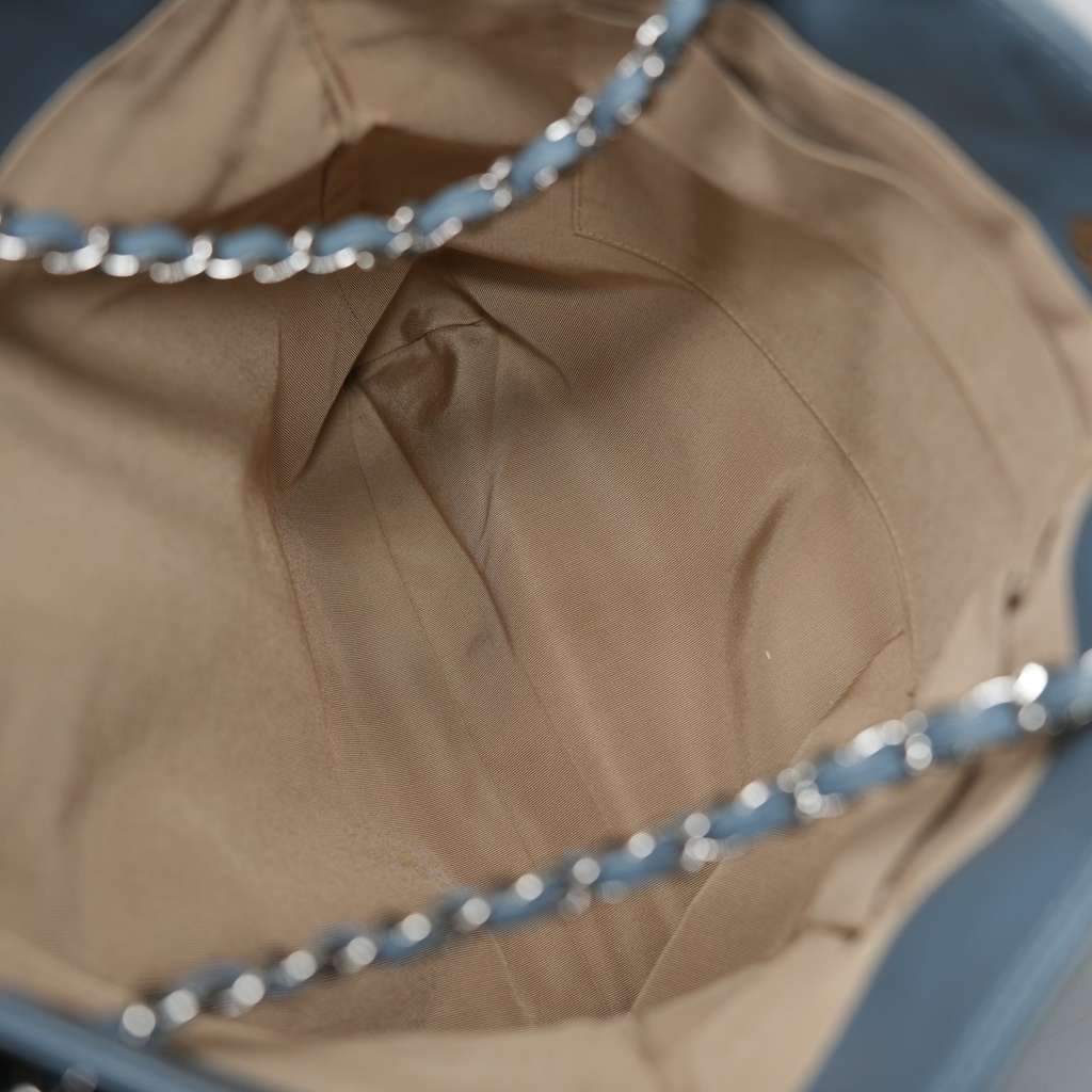 Chanel Light Blue Quilted Leather Trianon Tote 17501134 - Image 13