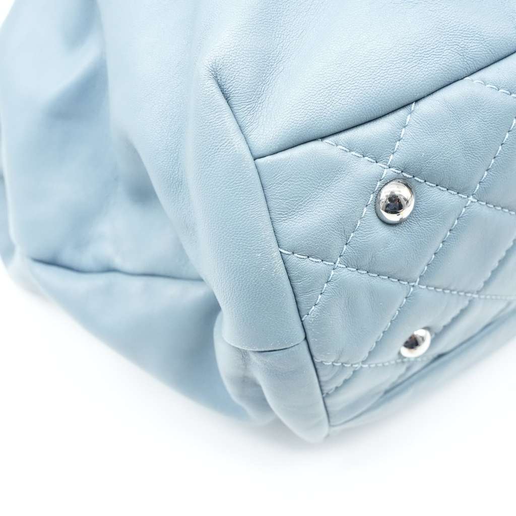 Chanel Light Blue Quilted Leather Trianon Tote 17501134 - Image 16