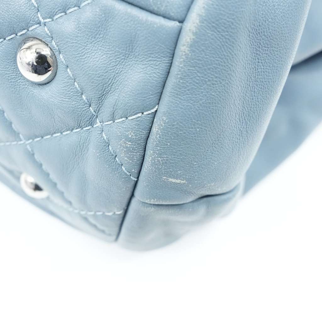 Chanel Light Blue Quilted Leather Trianon Tote 17501134 - Image 19