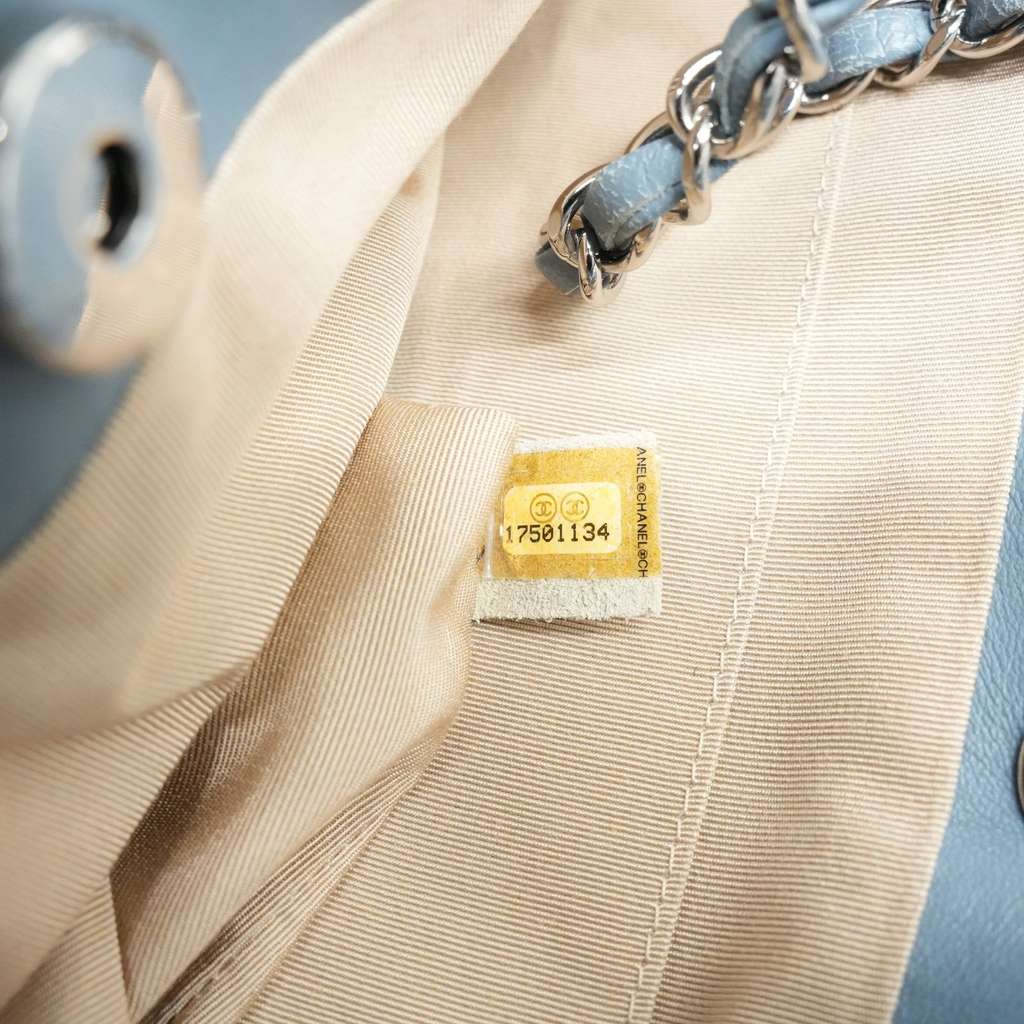 Chanel Light Blue Quilted Leather Trianon Tote 17501134 - Image 20