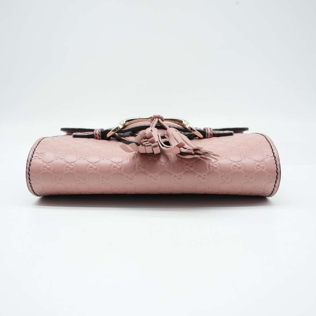 Gucci Emily Guccissima Mini Pink Bag - Side view