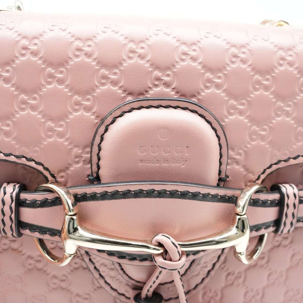 Gucci Emily Guccissima Mini Pink Bag - Image 11