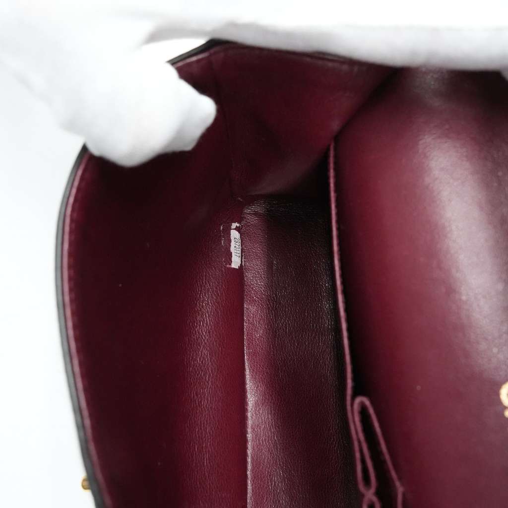 Chanel Classic Double Flap Medium 25 in Black Lambskin Leather and Gold Hardware - Image 18