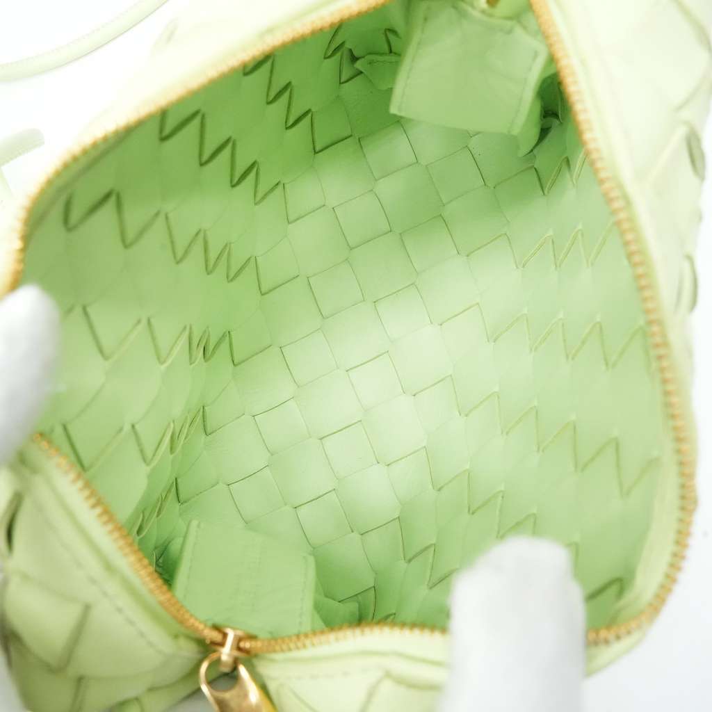 Bottega Veneta Mini Loop Camera Crossbody Bag Travertine Intrecciato Leather 723547V1G112916 - Image 13