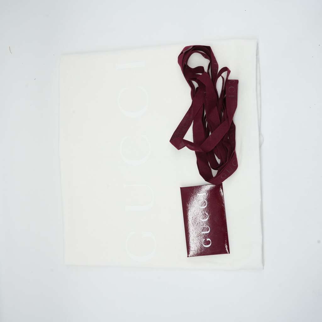 Gucci GG Emblem Large Tote Bag Variation Beige And Dark Brown Fabric - Image 17