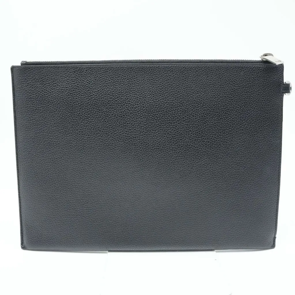 Saint Laurent Cassandre Leather Tablet Case Black Fair - Inside View