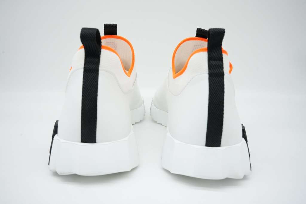 Hermès Depart Sneakers White and Knit Fabric Size 43.5 - Detail 2