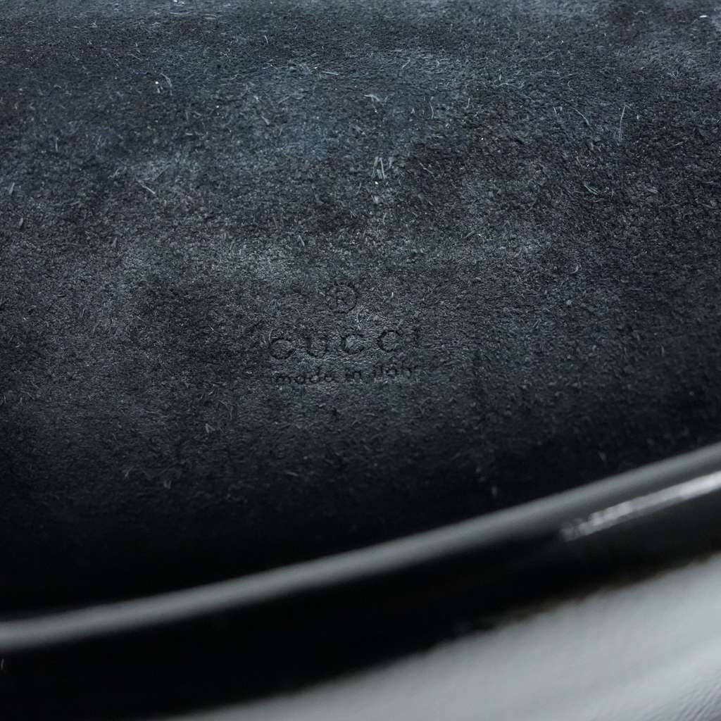 Gucci Super Mini Dionysus Bag in Patent Leather Black - Image 16