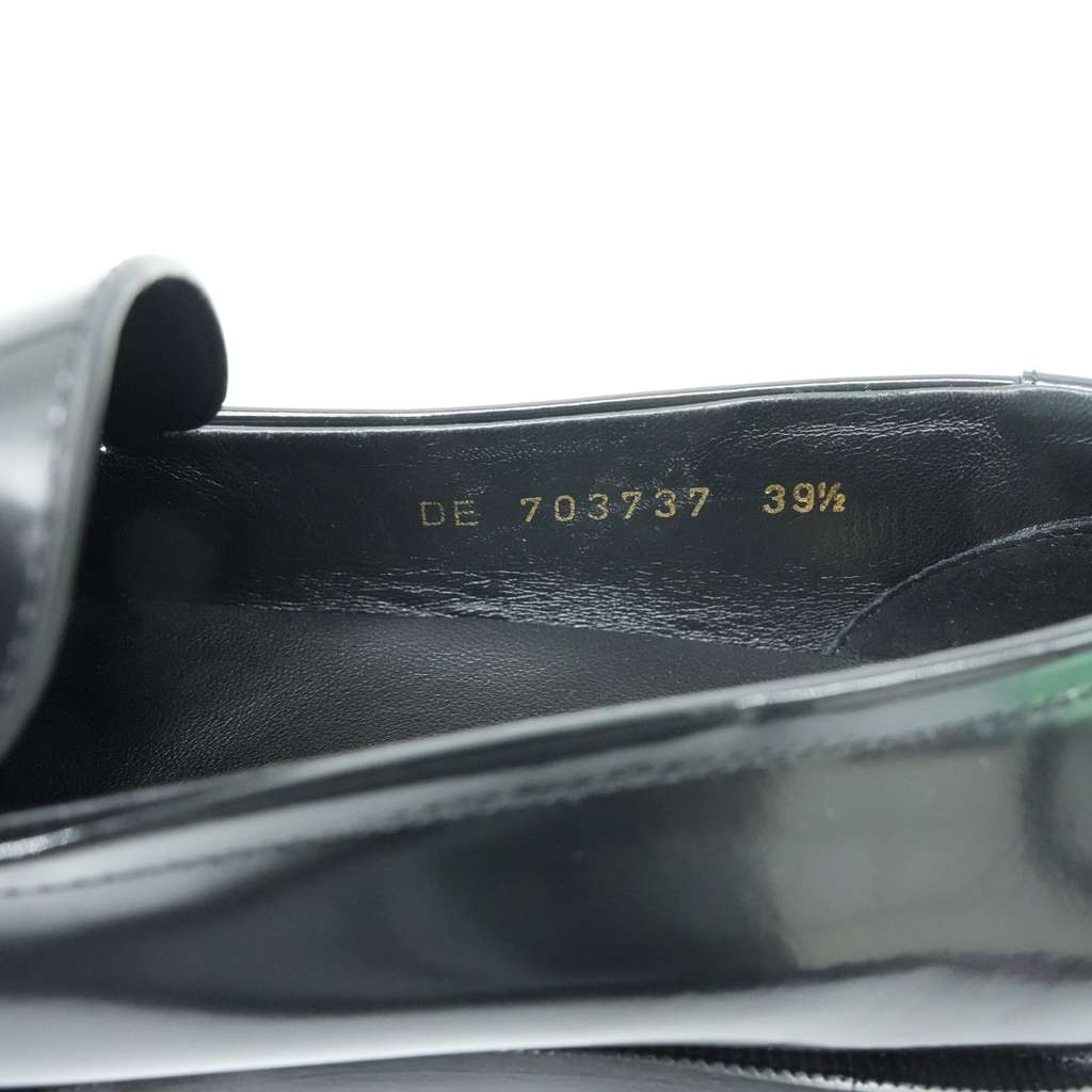 Saint Laurent Penny Loafers Black Leather Size 39.5 - Image 13