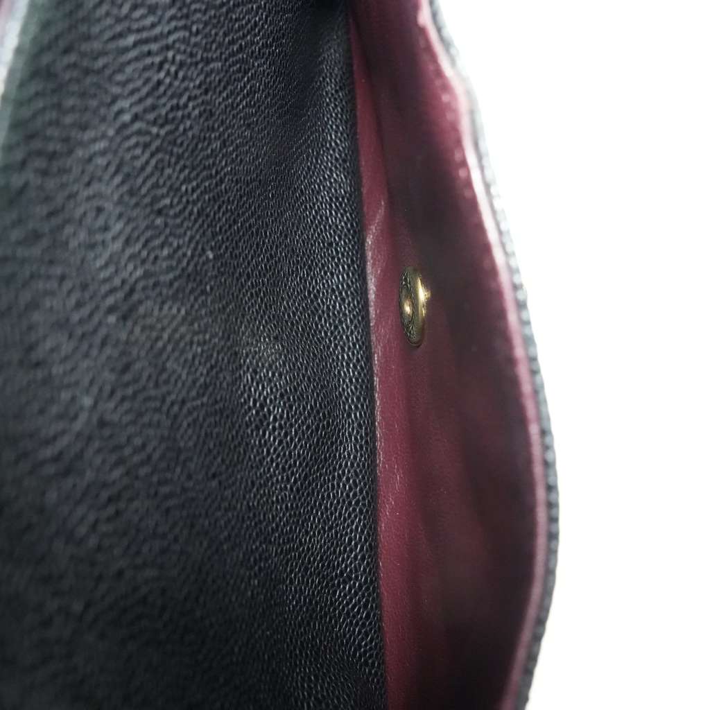 Chanel 30 Double Flap Caviiar Gold HW Black Bag - Image 14