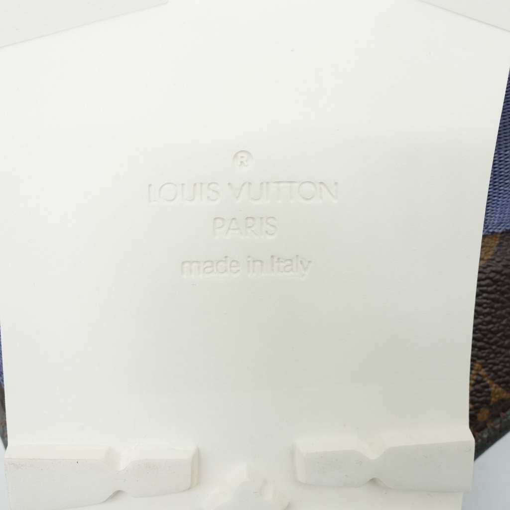 Louis Vuitton Brown Monogram Canvas and Leather Honolulu Slide Sandals Size 9.5 - Image 11