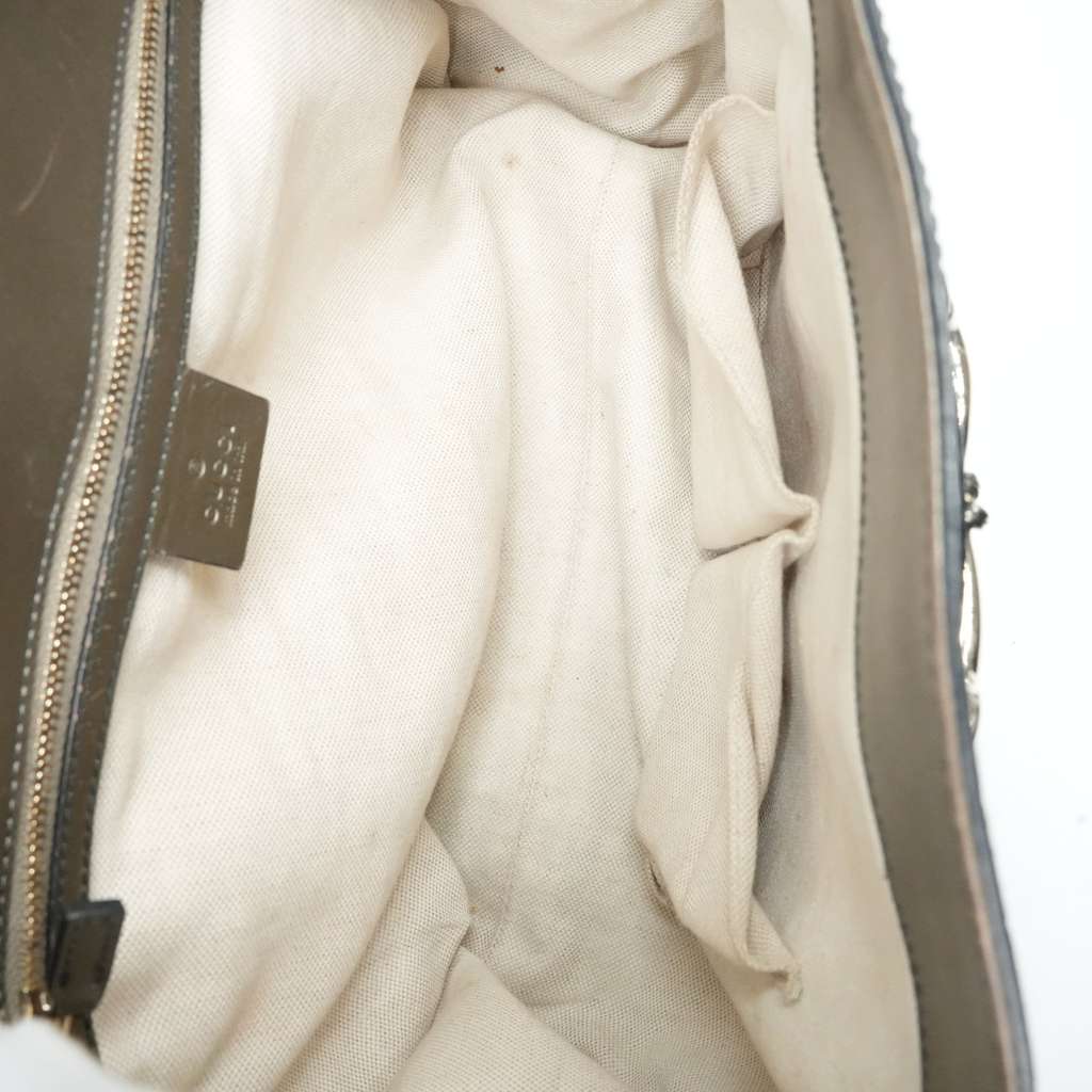 Gucci Guccissima Patent Leather Medium Emily Chain Shoulder Bag Brown - Image 13