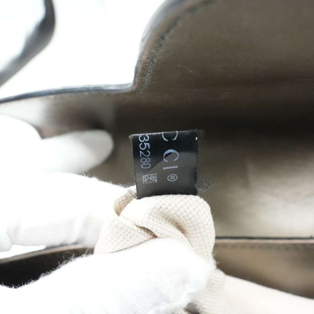 Gucci Guccissima Patent Leather Medium Emily Chain Shoulder Bag Brown - Image 20